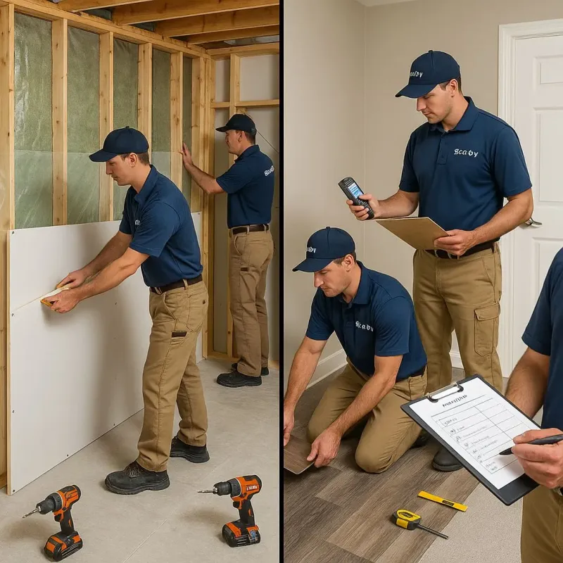 Repairs and Reconstruction process in Traer, IA